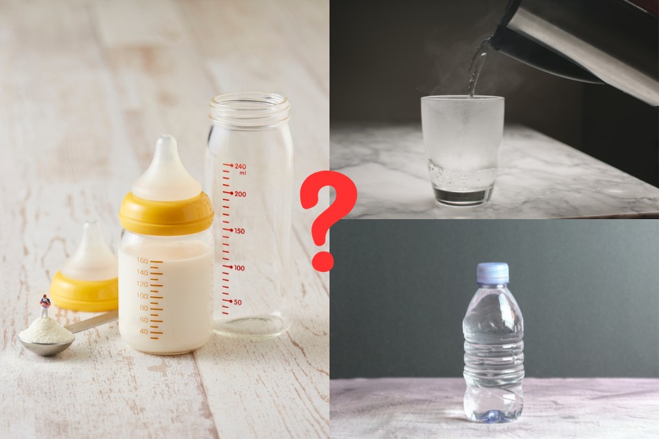 So sánh nước đun sôi để nguội và nước tinh khiết trong pha sữa